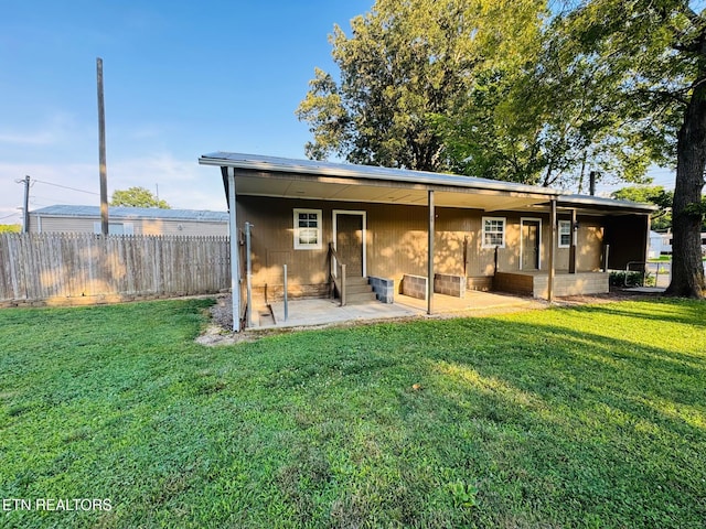 160 Clevenger Cut Off Rd, Newport, TN 37821 - rear view of house featuring entry steps and a patio