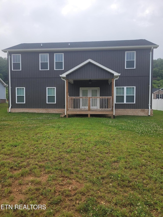 840 Granby Rd, Kingsport, TN 37660 - rear view of property with a yard and board and batten siding