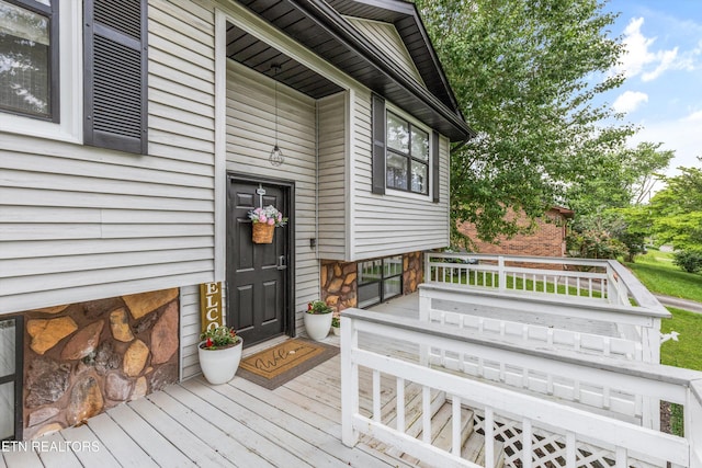 3123 Valemont Dr, Maryville, TN 37803 - view of wooden terrace