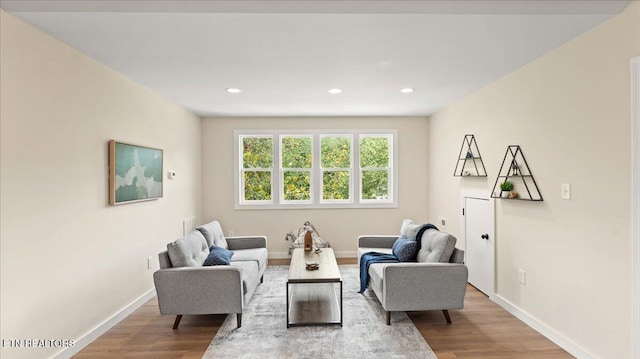 130 S Van Gilder St, Knoxville, TN 37915 - sitting room featuring wood finished floors and recessed lighting