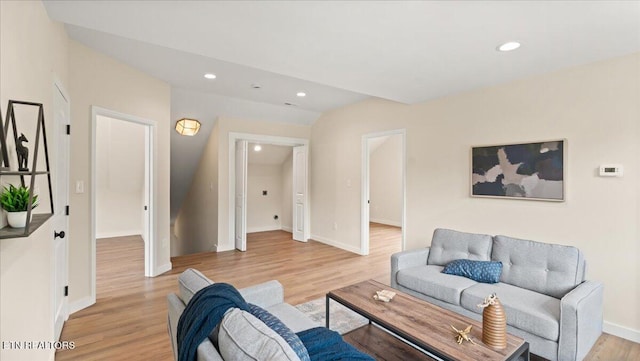 130 S Van Gilder St, Knoxville, TN 37915 - living room with light wood-style floors and recessed lighting