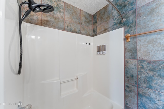 8016 Stablegate Way, Powell, TN 37849 - bathroom with a textured ceiling and bathing tub / shower combination