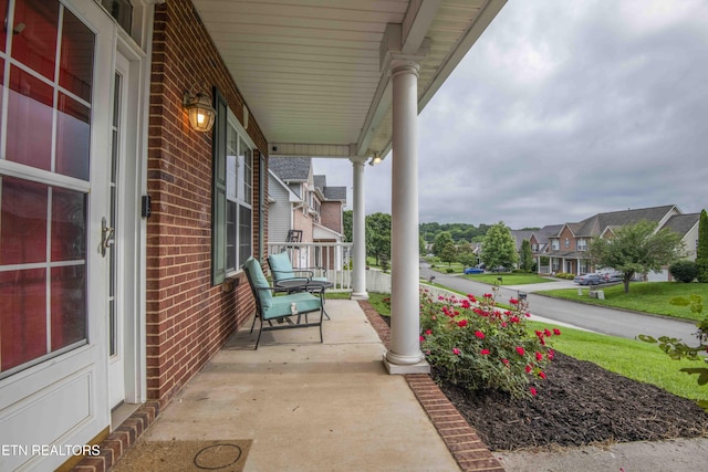 1223 Walnut Branch Ln, Knoxville, TN 37922 - porch featuring a residential view