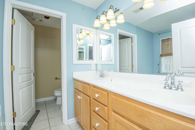 1223 Walnut Branch Ln, Knoxville, TN 37922 - full bathroom featuring double vanity and tile patterned floors