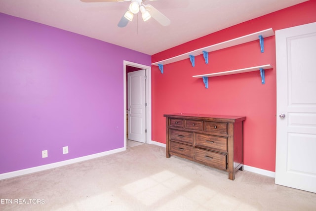 1223 Walnut Branch Ln, Knoxville, TN 37922 - bedroom featuring light colored carpet and a ceiling fan
