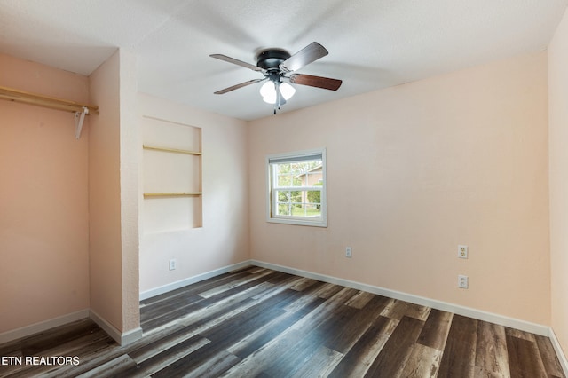 210 Conifer Rd, Winfield, TN 37892 - unfurnished bedroom with wood finished floors and ceiling fan