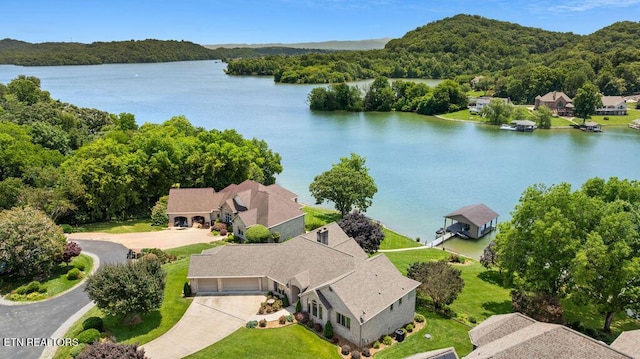 136 Oostagala Dr, Loudon, TN 37774 - bird's eye view of a nearby body of water