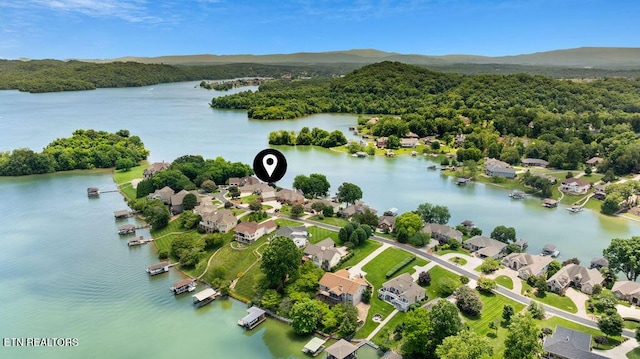 136 Oostagala Dr, Loudon, TN 37774 - aerial view of residential area with a nearby body of water