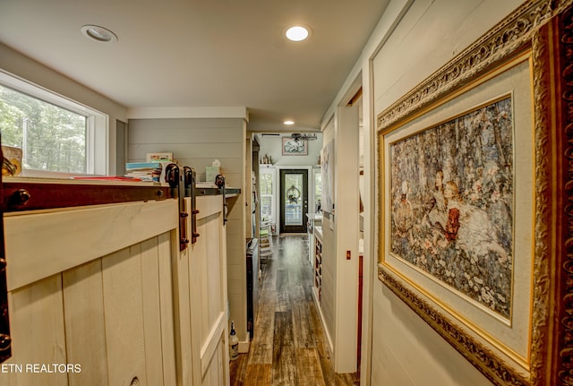 1429 Alpine Dr, Sevierville, TN 37876 - corridor with wood finished floors, recessed lighting, and plenty of natural light