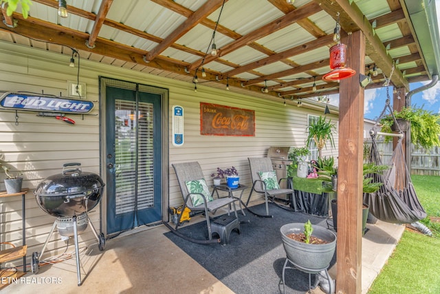 7527 Wheatmeadow Rd, Corryton, TN 37721 - view of patio with a grill