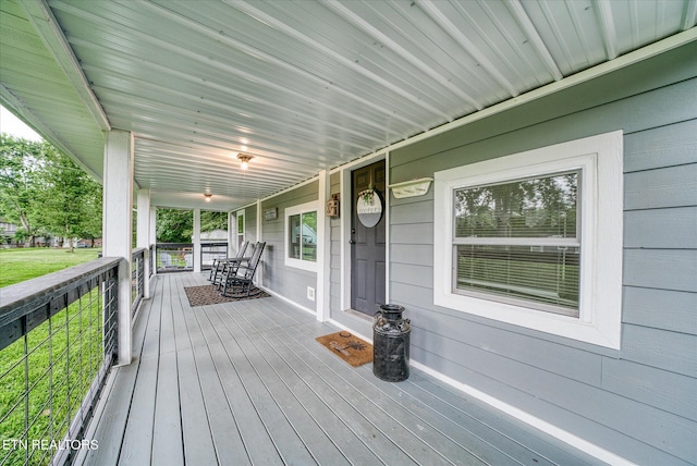 502 Midnight Dr, Byrdstown, TN 38549 - view of wooden porch