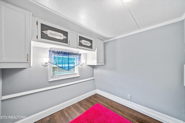 502 Midnight Dr, Byrdstown, TN 38549 - empty room featuring dark wood-style floors and baseboards