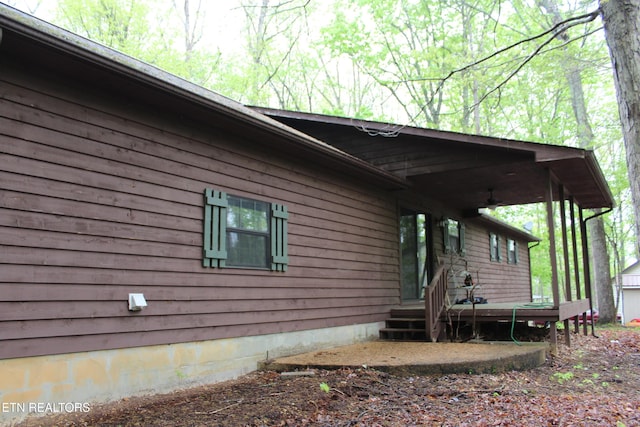 108 Laurel Dr, Jamestown, TN 38556 - view of property exterior with a wooden deck
