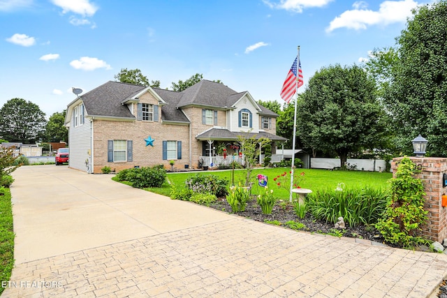 7110 Royal Springs Blvd, Knoxville, TN 37918 - view of front of property with driveway and brick siding
