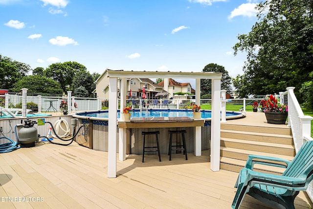 7110 Royal Springs Blvd, Knoxville, TN 37918 - view of wooden terrace