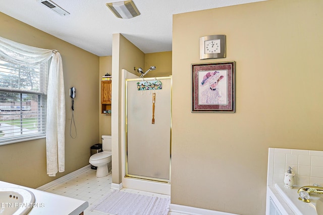 7110 Royal Springs Blvd, Knoxville, TN 37918 - bathroom featuring a stall shower, a garden tub, and vanity