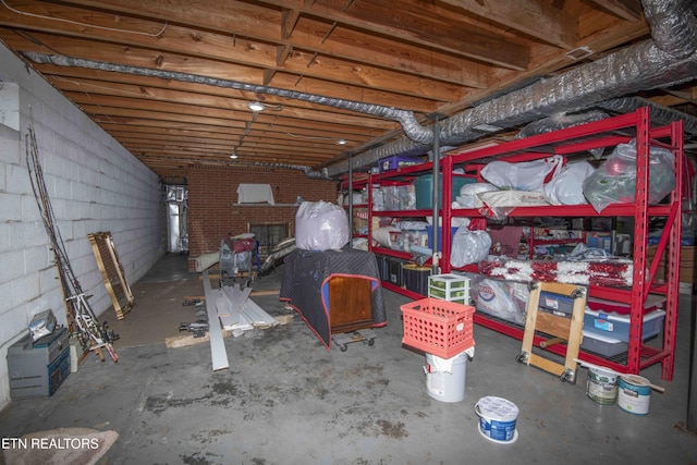 506 Blockhouse Valley Rd, Clinton, TN 37716 - view of unfinished basement