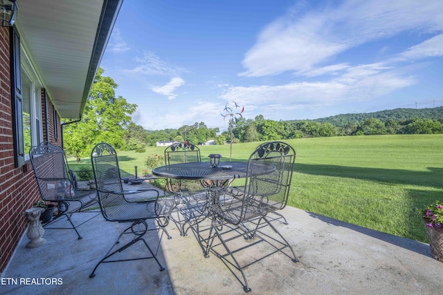 506 Blockhouse Valley Rd, Clinton, TN 37716 - view of patio featuring outdoor dining area