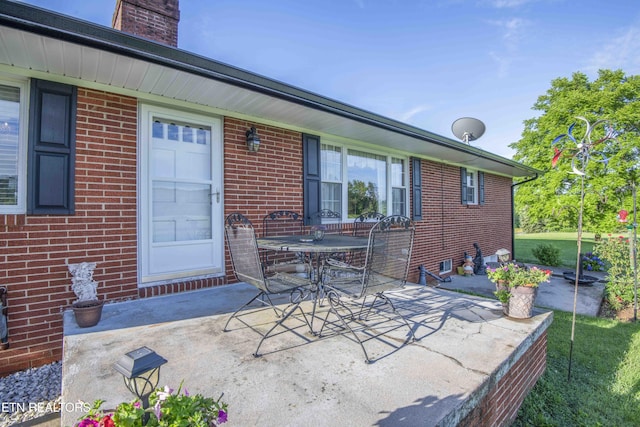 506 Blockhouse Valley Rd, Clinton, TN 37716 - view of patio with outdoor dining space
