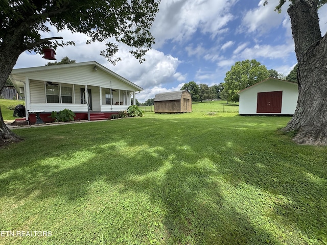 109 Henry Mayfield Rd, Tellico Plains, TN 37385 - view of yard featuring a storage shed