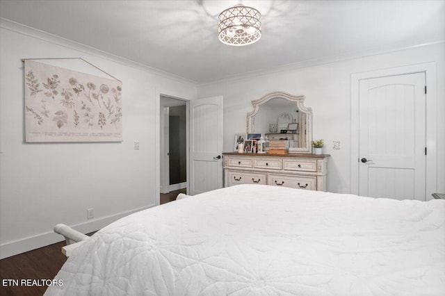 150 Scott Dr, Huntsville, TN 37756 - bedroom featuring crown molding and wood finished floors