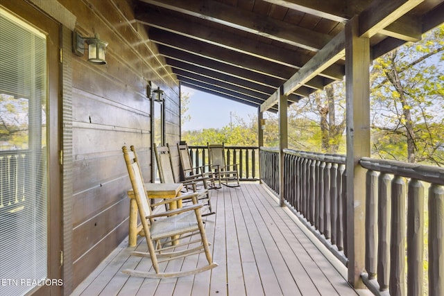 3206 Falling Leaf Way, Pigeon Forge, TN 37863 - view of wooden deck