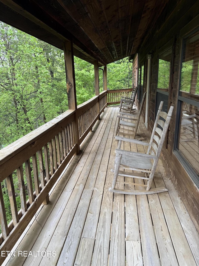 2006 Regans Ridge Way, Sevierville, TN 37876 - view of wooden terrace