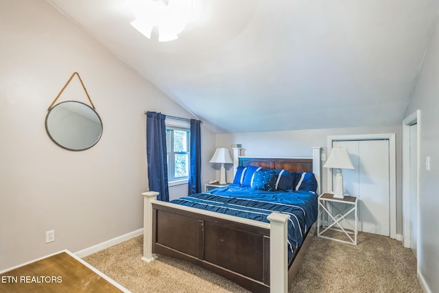 769 Gilmore Rd, Bean Station, TN 37708 - bedroom featuring lofted ceiling and carpet