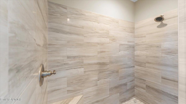 214 Unutsi Trl, Vonore, TN 37885 - bathroom with tiled shower