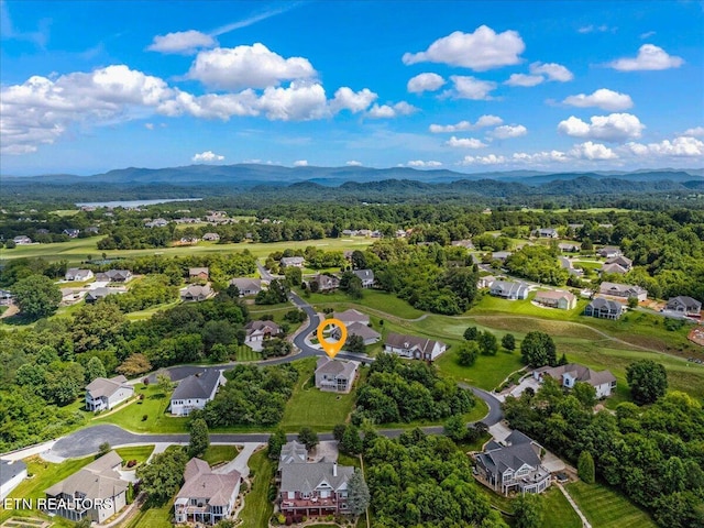 214 Unutsi Trl, Vonore, TN 37885 - aerial perspective of suburban area with mountains
