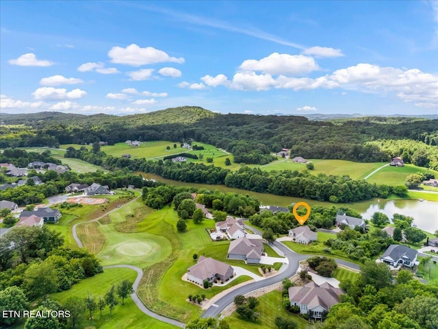 214 Unutsi Trl, Vonore, TN 37885 - aerial view of residential area with a nearby body of water and a local golf course