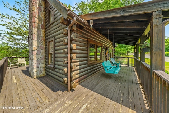 664 Kings Hills Blvd, Pigeon Forge, TN 37863 - view of deck