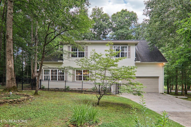 317 Fallen Oak Cir, Seymour, TN 37865 - view of front of home featuring concrete driveway and a shingled roof