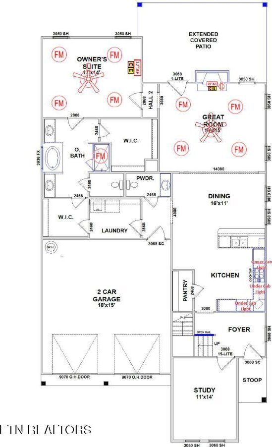 426 Ivey Farms Rd, Farragut, TN 37934 - view of floor plan / room layout