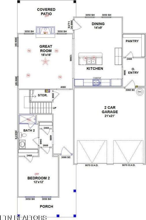423 Ivey Farms Ln, Farragut, TN 37934 - view of property floor plan