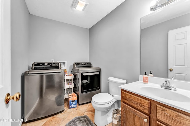 6718 Farmbrook Ln, Knoxville, TN 37918 - bathroom with separate washer and dryer and vanity