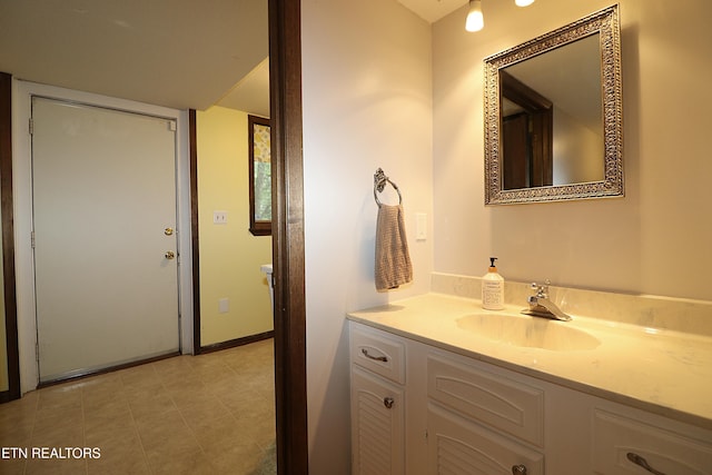 433 Clover Fork Dr, Knoxville, TN 37934 - bathroom featuring vanity and tile patterned floors
