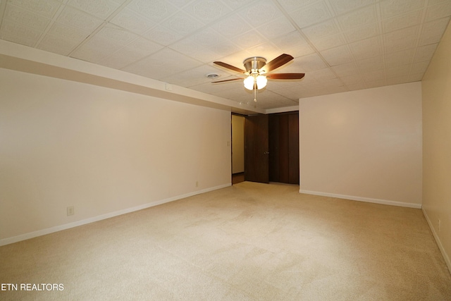 433 Clover Fork Dr, Knoxville, TN 37934 - unfurnished room featuring light carpet and ceiling fan