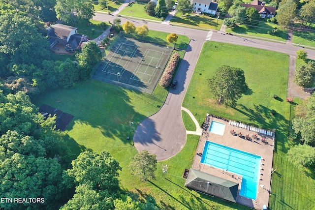 433 Clover Fork Dr, Knoxville, TN 37934 - bird's eye view of a pool