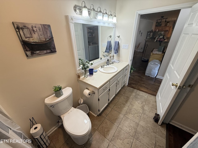 7808 Stone Garden Way, Powell, TN 37849 - bathroom featuring vanity, tile patterned flooring, and washer / dryer