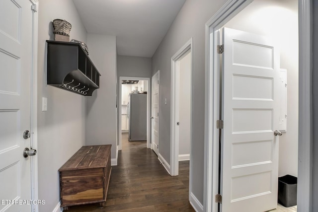 11944 Cordial Ln, Knoxville, TN 37932 - corridor featuring dark wood finished floors and baseboards