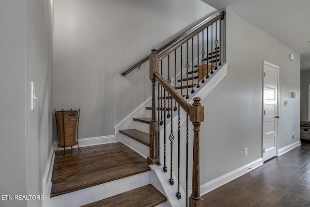 11944 Cordial Ln, Knoxville, TN 37932 - stairway with wood finished floors