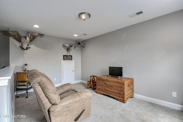 11944 Cordial Ln, Knoxville, TN 37932 - sitting room with carpet floors and recessed lighting