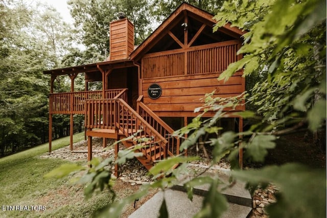 3653 Country Pines Way, Sevierville, TN 37876 - view of outbuilding with stairs