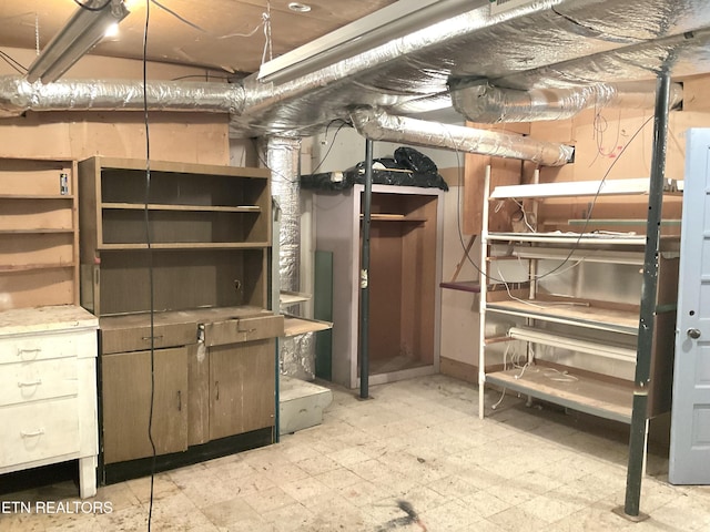 3505 Hackworth Rd, Knoxville, TN 37931 - unfinished basement with tile patterned floors