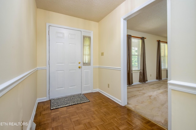 1705 Bobwhite Dr, Maryville, TN 37803 - entrance foyer featuring a textured ceiling and carpet flooring