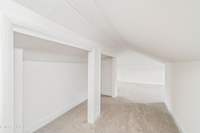406 S Indiana Ave, Lafollette, TN 37766 - additional living space featuring light colored carpet and vaulted ceiling