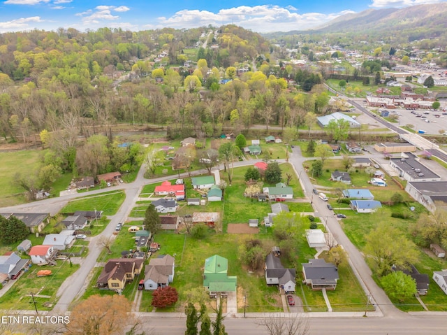 406 S Indiana Ave, Lafollette, TN 37766 - aerial view of property's location with nearby suburban area