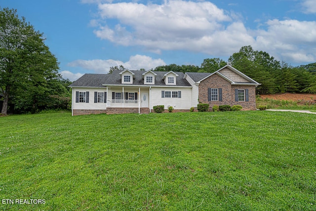 200 W Park Cir, Decatur, TN 37322 - cape cod house with covered porch and a front lawn