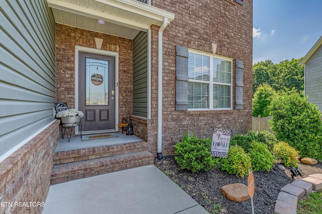 1221 Sky Top Ln, Powell, TN 37849 - doorway to property with brick siding